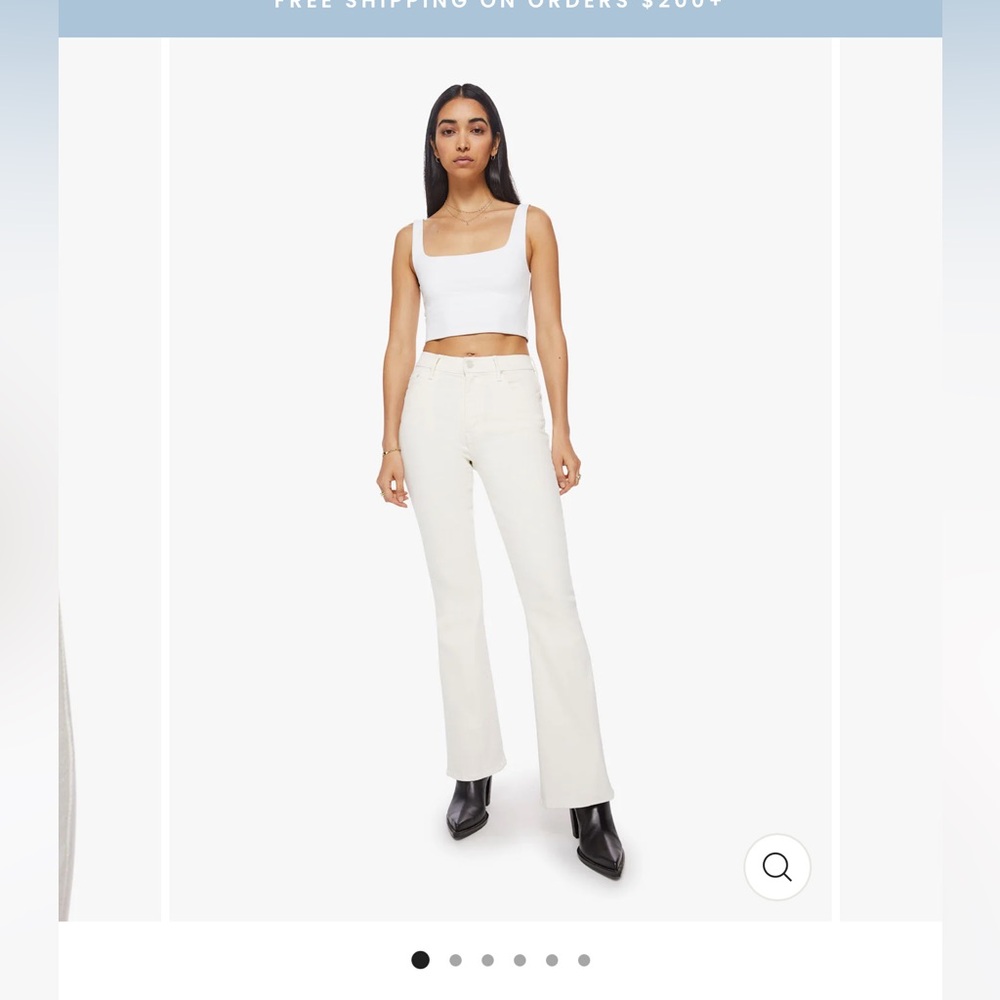MOTHER high waisted weekender skimp